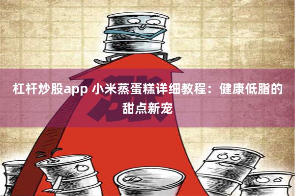 杠杆炒股app 小米蒸蛋糕详细教程：健康低脂的甜点新宠